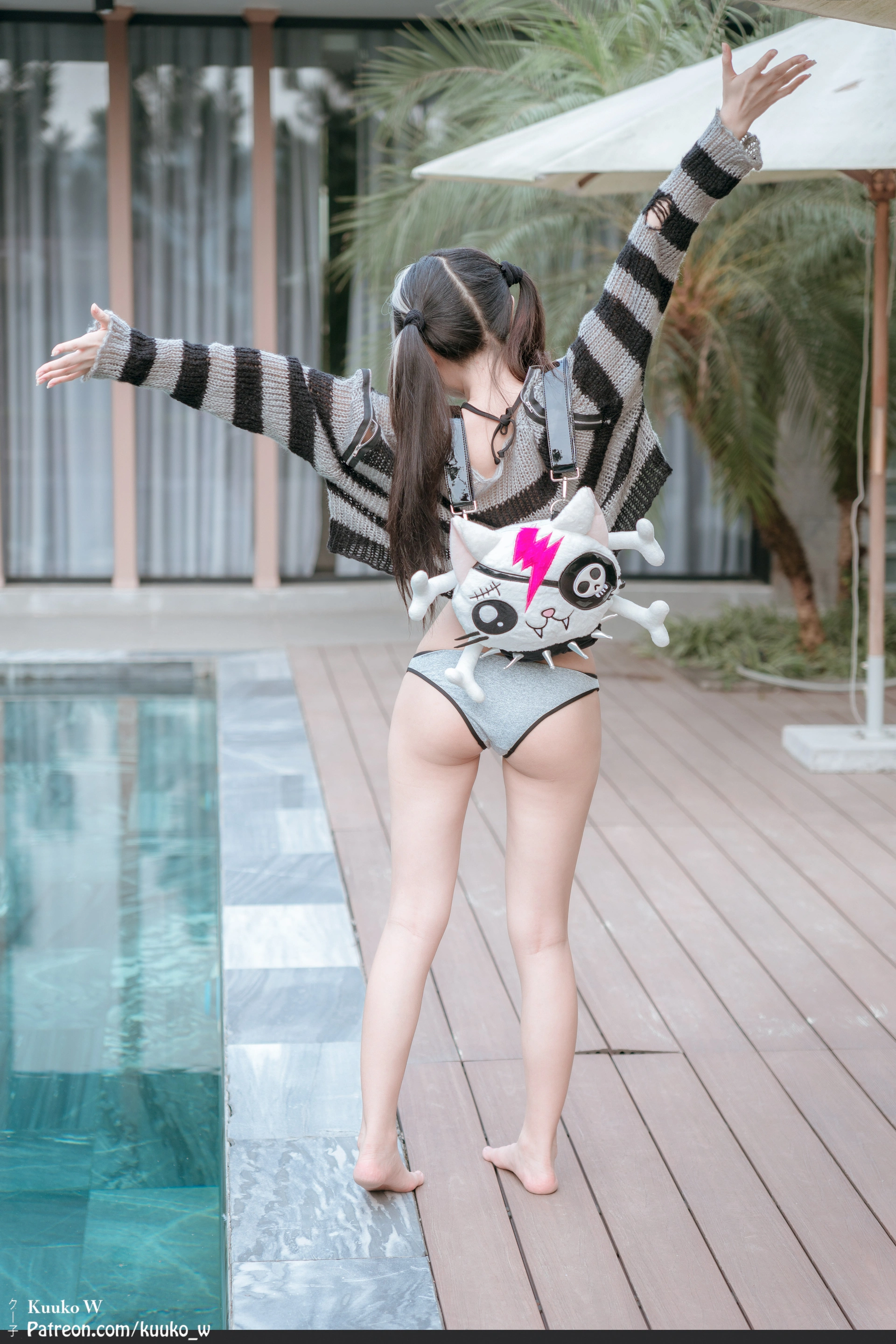 Kuuko W - NO.105 Grey Bikini 1